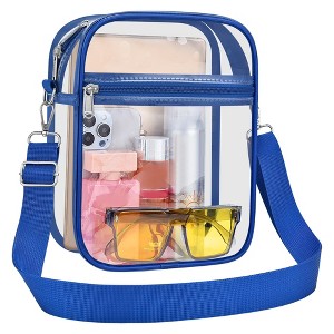 Clear Purse Stadium Clear Messenger Bag Stadium Approved for Men and Women Clear Purse Stadium Transparent Messenger Bag Stadium  main image 2