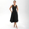 Women's Layered Waistcoat A-Line Dress - A New Day™ - 4 of 4