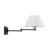 Livex Lighting 1 - Light Wall Light in  Black/Brushed Nickel - 4 of 4