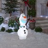 Gemmy Christmas Airblown Inflatable Olaf in Standing Pose, 4 ft Tall, White - 2 of 4