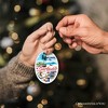 Artistic Tropical Barbados Landmarks and Beaches Ornament, Travel Caribbean Paradise Christmas Souvenir| OrnamentallyYou - 4 of 4