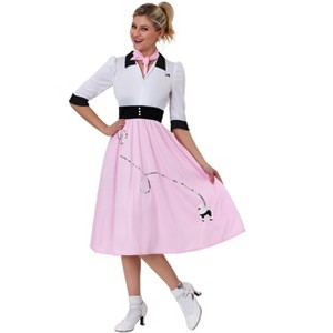 HalloweenCostumes.com Women's Sock Hop Sweetheart Costume - 1 of 3