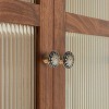 Attop Black and Brushed-Gold Cabinet-Knobs - 10 Pack Flower Brass Drawer Pulls for Dresser Cabinet Hardware - 2 of 4