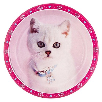 16ct Rachael hale Glamour Cats - Dessert Plate