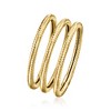Ross-Simons 18kt Yellow Gold Jewelry Set: 3 Roped Rings - 3 of 4