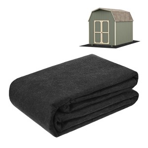 Unique Bargains Waterproof Felt Outdoor Storage Shed Flooring Mat Gray 1 Pc - 1 of 4