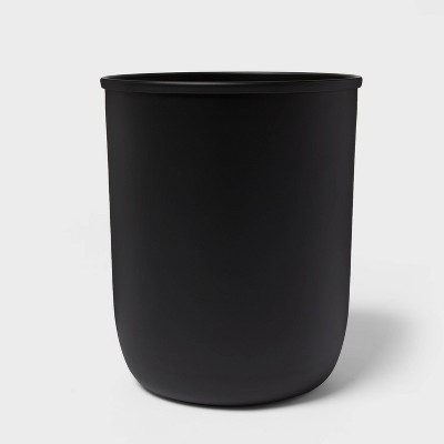 Solid Bathroom Wastebasket Black - Threshold™