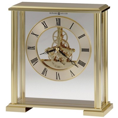 Howard Miller 645622 Fairview Tabletop Clock Polished Brass