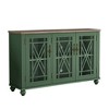 55" Vintage Storage Sideboard Buffet Accent Cabinet - Festivo - 2 of 4