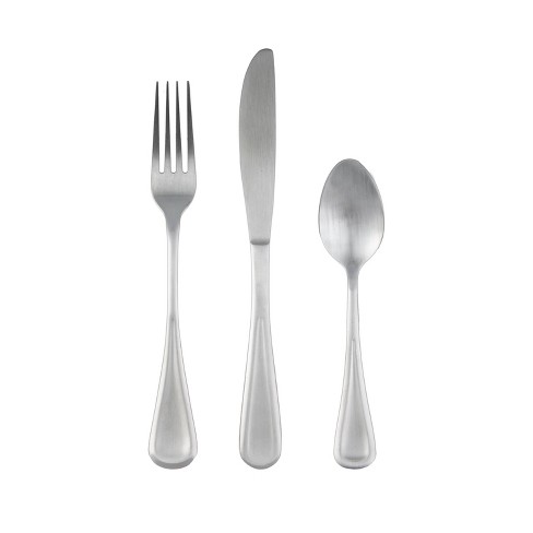 13pc Stainless Steel Olisa Satin Silverware Set - Cambridge ...