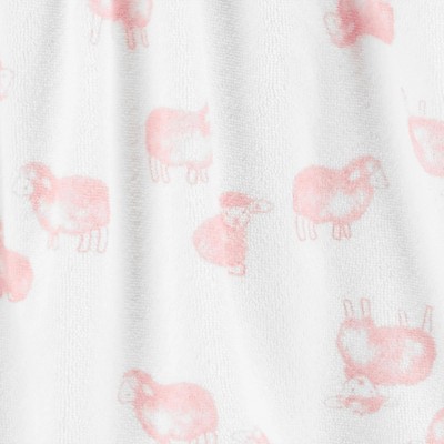 Carter&#39;s Just One You&#174; Baby Girls&#39; Sheep Bath Robe - Pink