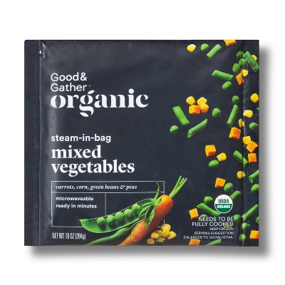 Organic Frozen Steam-In-Bag Mixed Vegetables - 10oz - Good &#38; Gather&#8482;