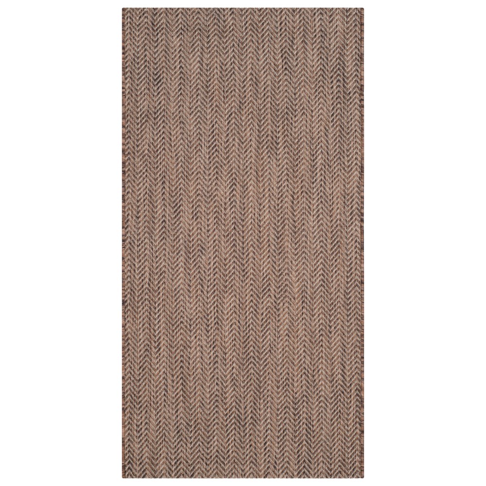  Rectangle Positano Outdoor Rug Brown/Beige