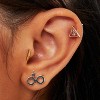 Harry Potter Stud Earrings Set, 3 Pairs - Harry Glasses, Lightning Bolt, Deathly Hallows - 2 of 4