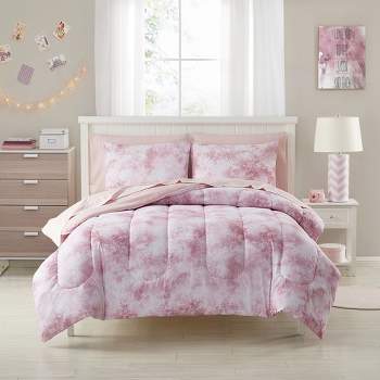 Full Sophie Comforter Set Black/pink - Vcny Home : Target