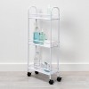 Narrow Storage Cart White - Room Essentials™ - 2 of 4