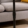 Okak Adjustable Side Table Couch Tray Table Bamboo for Sofa Rectangle End Tables with Slots Outdoor/Indoor for Bed in Living Room & Bedroom, Natural - 4 of 4