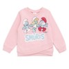 The Smurfs Girls Crossover Fleece Sweatshirt and Pants Outfit Set Toddler - 3 of 4