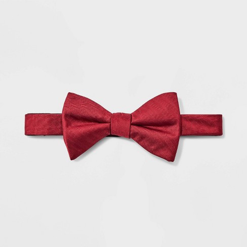Plain Satin Bow Tie - Red, Shop Today. Get it Tomorrow!
