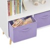 NicBex Modern Kids Bookshelf with 3 Collapsible Fabric Drawers, Children's Book Display, Toy Storage Cabinet Organizer,Safety-Buckled Storage Bookcase - 4 of 4