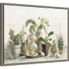 Amanti Art Greenhouse Orchids on Shiplap by Danhui Nai Canvas Wall Art Print Framed 24-in. x 18-in. - 3 of 4