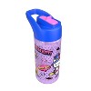 Zak Designs 16 fl oz Polypropylene Glow in the Dark Cypress Hello Kitty Straw Bottle Purple - 3 of 4