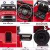 12V Licensed Toyota Kids Ride On Truck, Electric Car w/Remote Control, LED Lights, Music, Suspension, Safety Belt - 2 of 4