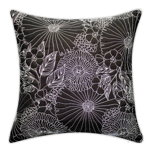 Target black and cheap white throw pillows