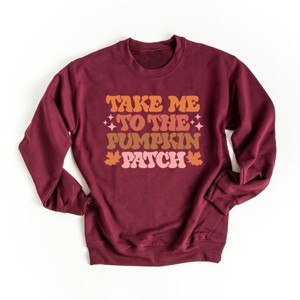 Simply Sage Market Retro Take Me To The Pumpkin Patch Sweatshirt - 1 of 4