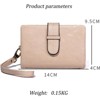BEAFUP Women's Wallets - RFID Blocking PU Leather Wallet - Stylish Compact Bifold Design with Detachable Wrist Strap for Everyday Carry - 3 of 4