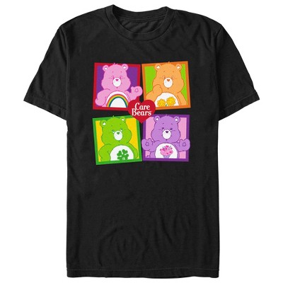 Men's Care Bears Bears Portraits T-shirt - Black - Medium : Target