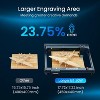 LONGER Laser B1 20W Engraver Cutter with 17.72inx17.32in Working Area,Auto Air Assist,600MM/S Speed,Cuts 25mm Basswood & 35mm Acrylic - 4 of 4