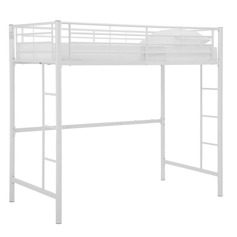 Twin Size Metal Platform Loft Bed - Saracina Home, 4 of 12