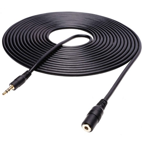 Movo MC20 3.5mm TRS Female to Male Extension Cable - 20ft - image 1 of 4