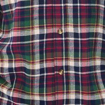 small red and green plaid