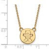 Black Bow Jewelry 14k Yellow Gold Plated Sterling Silver Sigma Delta Tau Greek Life Necklace 18 Inch - 3 of 4