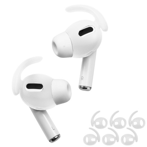 Proof Labs 3 Pairs for AirPods Pro Ear Hooks Covers [Added Storage Pouch]  Accessories Compatible with Apple AirPods Pro Generation 1 (White)