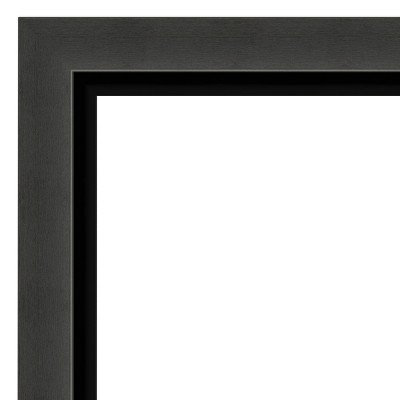 Tuxedo Black Framed Natural Cork Bulletin Board 41" x 29"