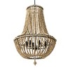Storied Home Draped Wood Bead Chandelier - 4 of 4