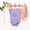 The Juniper Shop Mini Smiley You Shine So Bright Flutter Sleeve Bodysuit - 3 of 4