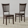 Glenwillow Home 48" Wood Dining Table + Spindle Back Dining Chairs Dining Set (3-Piece or 5-Piece Set) - 3 of 4