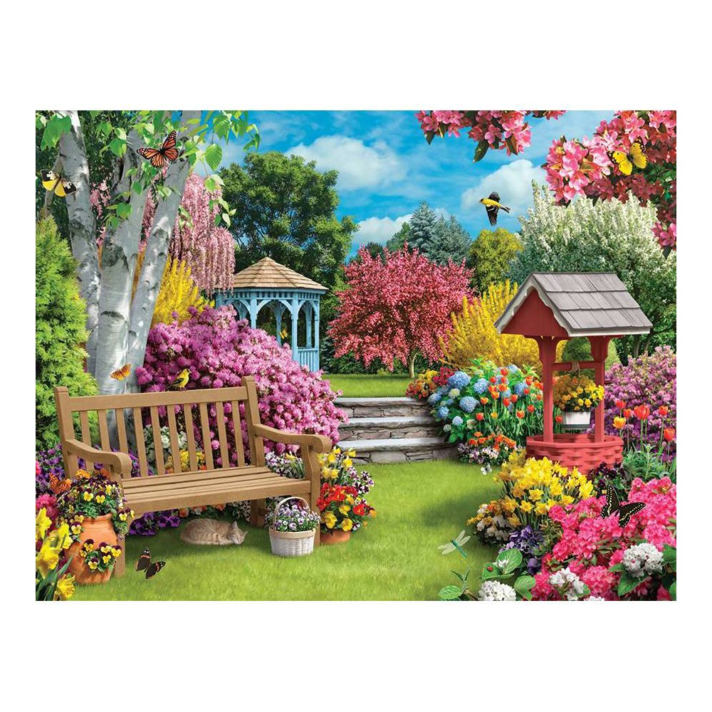 Photos - Jigsaw Puzzle / Mosaic Springbok Springbrook Beautiful Blossoms 500 pc Jigsaw Puzzle 