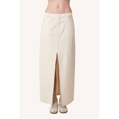 Women's Khaki Midi Skirt - find me now