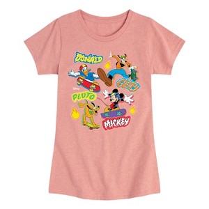 Girls' - Disney - Standard Sports Fitted Short Sleeve Graphic T-Shirt - 1 of 4