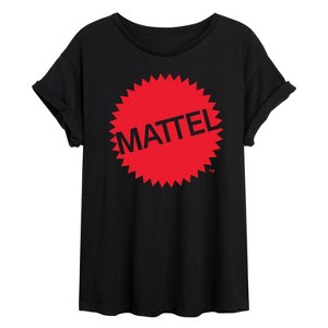 Women's - Mattel - Mattel Original Logo Oversized Graphic T-Shirt - 1 of 4