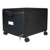 Storex Single-Drawer Mobile Filing Cabinet, 1 Legal/Letter-Size File Drawer, Black, 14.75" x 18.25" x 12.75" - 2 of 4