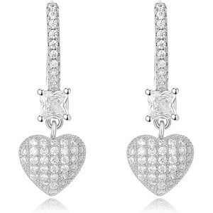 Dainty Jewelry Set for Women - Earrings, Bracelet & Necklace with Butterfly, Heart & Pearl Charms - 1 of 4