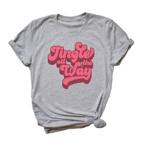 Simply Sage Market Women's Retro Jingle All The Way Short Sleeve Graphic Tee - 1 of 2