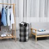 Apex Vanguards Black Tall Collapsible Laundry Basket - 2 of 3