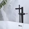 WOWOW Single Handle Freestanding Tub Faucet with Hand Shower - 3 of 4